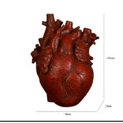 Plastic Heart Flower Vase