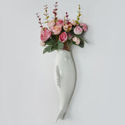 Wall Mount Fish Flower Vase