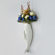 Wall Mount Fish Flower Vase
