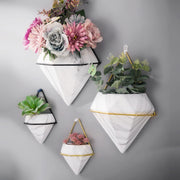 Wall Mount Diamond Shape Flower Pot