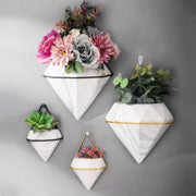 Wall Mount Diamond Shape Flower Pot