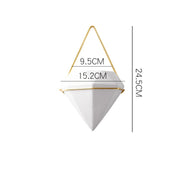 Wall Mount Diamond Shape Flower Pot