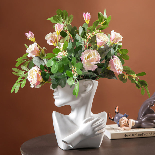 Head Flower Vase
