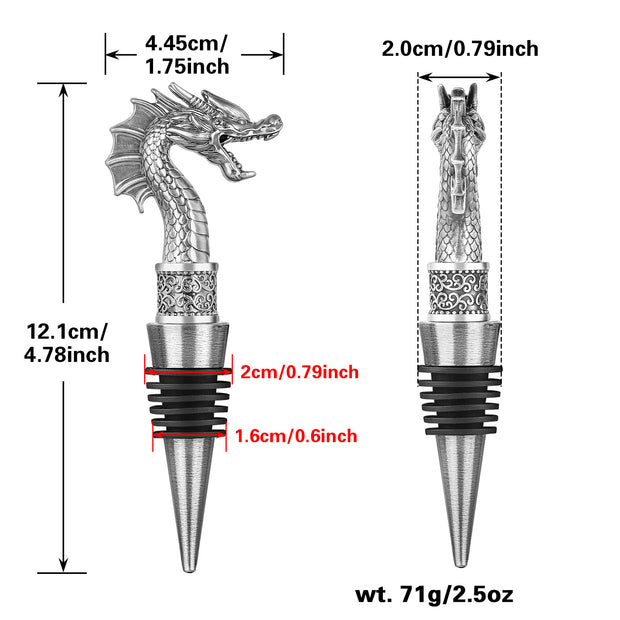Dragon Bottle Opener With Stopper