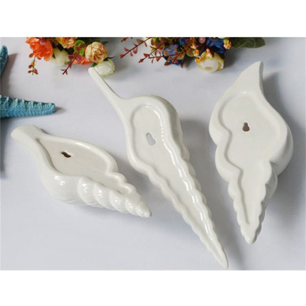 Wall Mount Conch Flower Vase