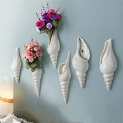 Wall Mount Conch Flower Vase