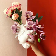 Plastic Heart Flower Vase