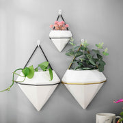 Wall Mount Diamond Shape Flower Pot
