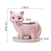 kitten Flower Pot