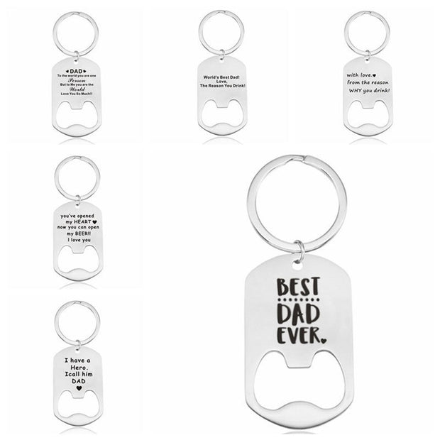 Dad Keychain Bottle Opener