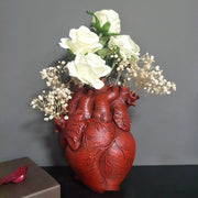 Plastic Heart Flower Vase