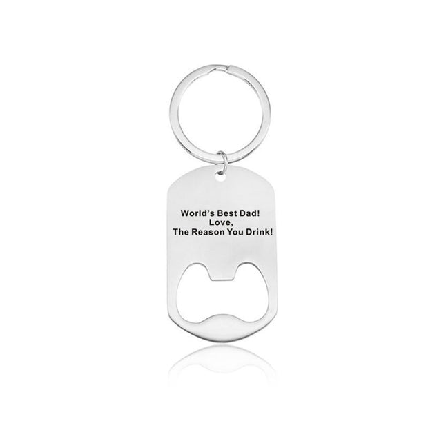 Dad Keychain Bottle Opener
