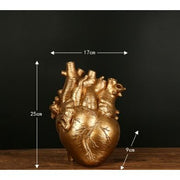 Plastic Heart Flower Vase