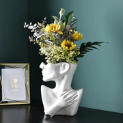 Head Flower Vase