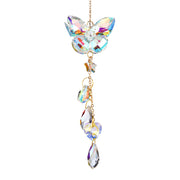 Reflective Butterfly And Dragonfly Crystal Pendant