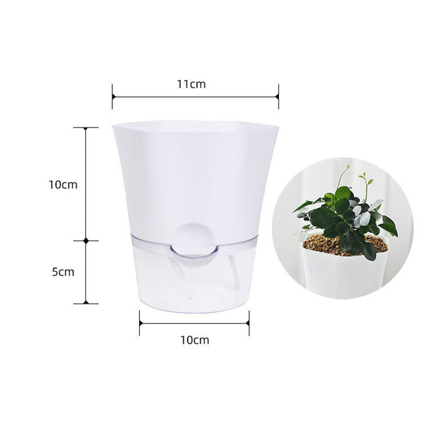 Self-Absorbing Hydroponic Flower Pot