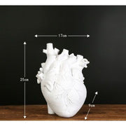 Plastic Heart Flower Vase