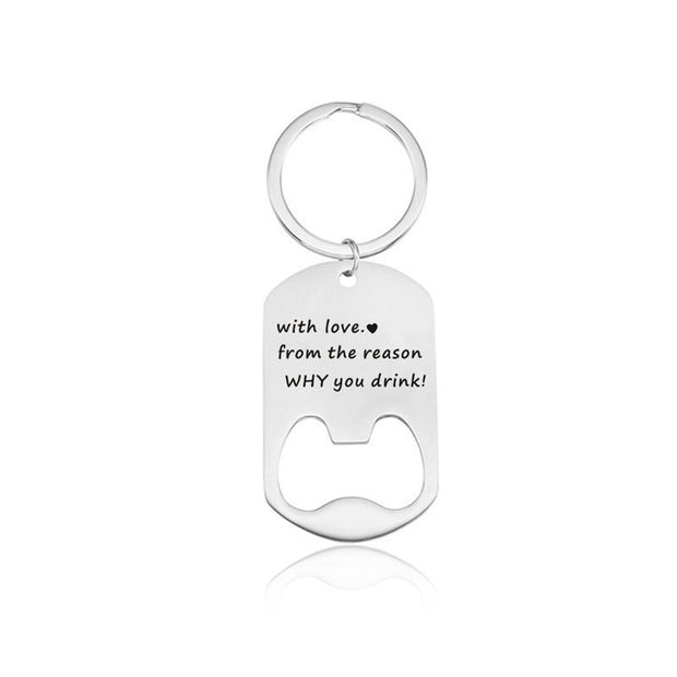 Dad Keychain Bottle Opener